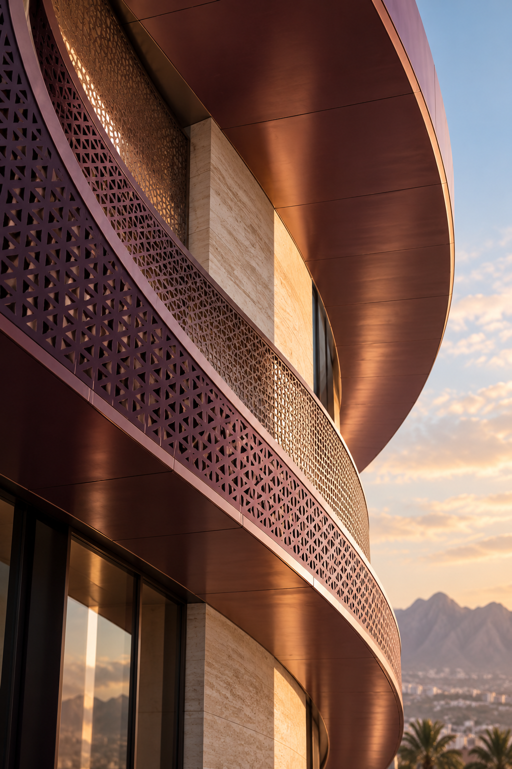 Architectural detail in Muscat